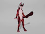 custom furry vrchat facial tracking expressions toggles rigging character model