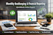 provide monthly bookkeeping services in quickbooks and xero