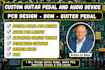 design guitar pedal audio pcb amplifier circuit pcb layout