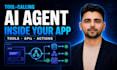 integrate a tool calling ai agent into your web app
