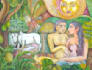 create a hand painted traditional sri lanka artwork