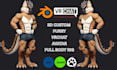create vrchat avatar 3d model vr character furry vrc avatar commission nsfw
