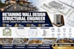 retaining wall design, drainage plan beam deck slab design structural engineer