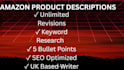 write seo optimized amazon products description with keywords