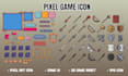 create custom pixel art icon, items, 2d game assets, rpg icons