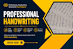 write beautiful handwriting letters, notes, and documents