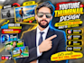 design high CTR youtube thumbnails that get more clicks