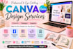design professional canva social media posts