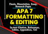 edit and format your document in apa 7 style within 5 hours