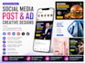 design social media posts and ad creatives