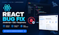 fix react js javascript and CSS bugs