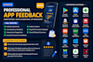 do app permissions and app feedback and app promotion