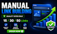 build high quality manual backlinks with mixed link building