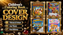 design a professional children coloring book cover