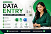 do accurate data entry, copy paste, and excel data entry