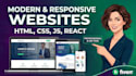 design responsive website using HTML CSS and javascript