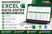 microsoft excel data entry ,copy paste ,pdf to excel