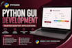 develop a professional python tkinter gui desktop application