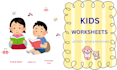 design kids worksheets and preschool activity book