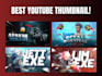 design high CTR youtube gaming thumbnail for your video