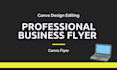 design professional business flyer in canva