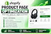 optimize your shopify product page for higer conversion,sale