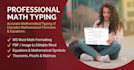 l do math typing and formatting