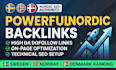 build powerful nordic SEO backlinks for sweden, norway, denmark ranking