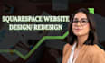 create squarespace website design, redesign squarespace, website development