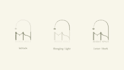 design a luxury monogram and minimalist logo