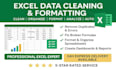 convert PDF to excel and clean messy data with 100 accuracy