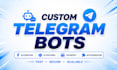 develop a custom telegram bot for your business