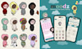 design custom characters, icons and illustrations