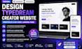 design typedream creator website portfolio no code landing page readymag website
