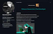 create a professional github profile readme markdown