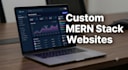 build a custom mern stack website using react node express mongodb