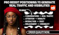 promote website traffic reddit link post