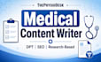 write SEO medical blog articles