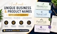create unique business names and catchy slogans