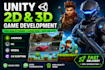 develop unity 2d and 3d games