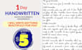 write handwritten notes,assignments,thank you card, letters