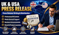 write press release, UK pr and USA press release, submit press release