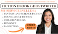 ghostwrite your fiction ebook professionally
