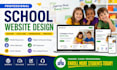 design school website, child care website, daycare and kindergarten website