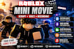 create a roblox mini movie or roleplay with script voice and game recording
