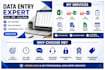 do accurate data entry, excel entry, copy paste, PDF to excel and web research