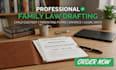 draft child custody agreement, parenting plan and family law documents