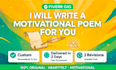 write a motivational poem for you