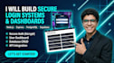 build a secure full stack login system with user dashboard