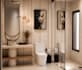 luxury bathroom 3d rendering 4k premium